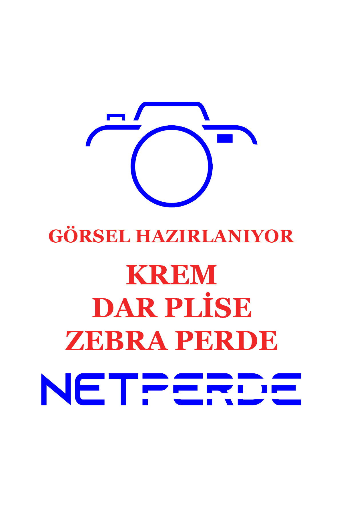 krem dar plise zebra perde
