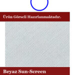 beyaz sun-screen stor perde